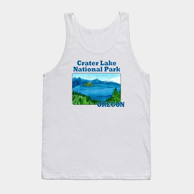 Crater Lake National Park, Oregon Tank Top by MMcBuck